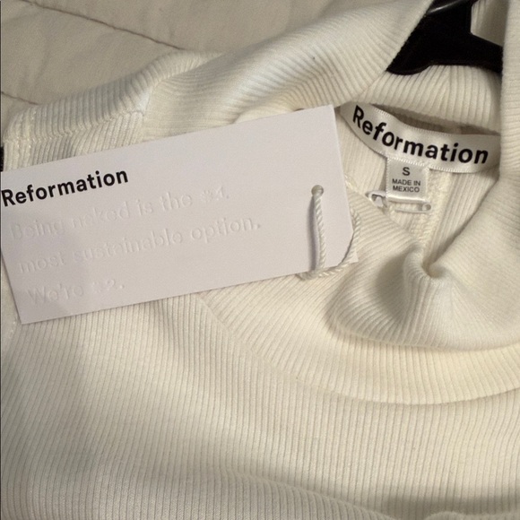 Reformation White Sleeveless High-Neck Maxi Dress - Picture 6 of 6